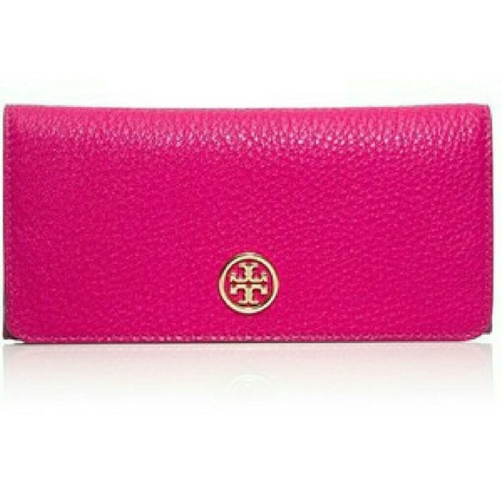 [Tory Burch] Robinson Pebbled Leather Jewelry Roll